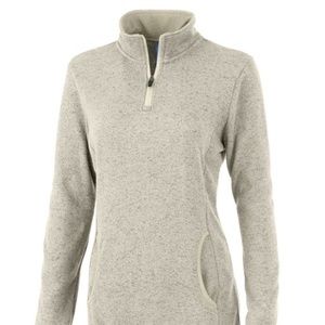 Charles River Heathered Fleece Pullover